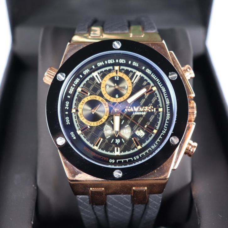 Gamages London Militant rose (50mm) - A Grade, Sieraden, Tassen en Uiterlijk, Horloges | Heren, Gebruikt