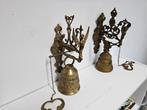 2 antieke messing kloosterbellen voor €95,-!, Ophalen