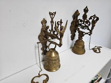 2 antieke messing kloosterbellen voor €95,-! beschikbaar voor biedingen
