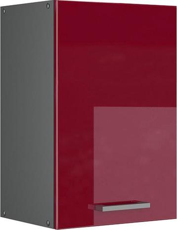 Gevraagd/gezocht keuken deurtje bordeaux rood glans beschikbaar voor biedingen