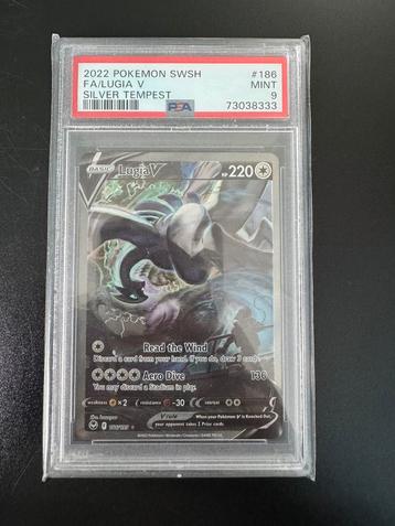 Lugia V - Alternate art Silver Tempest PSA 9 beschikbaar voor biedingen