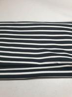 Punta zwart wit stretch (203), Hobby en Vrije tijd, Stoffen en Lappen, 120 cm of meer, Wit, Nieuw, Ophalen of Verzenden