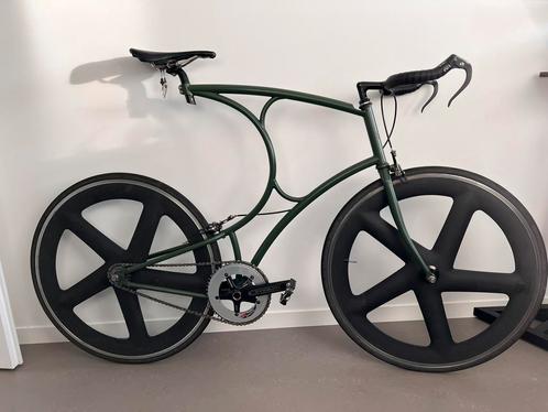 Unieke Vanhulsteijn Fixed Gear–Eén van de wereld,letterlijk., Fietsen en Brommers, Fietsen | Heren | Sportfietsen en Toerfietsen