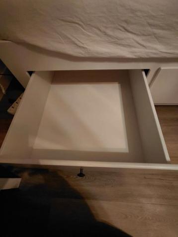 Ikea Hemnes Bed - Wit Houten Bedframe - afbeelding 6