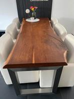 Boomstam eettafel te koop, Ophalen, 200 cm of meer, 50 tot 100 cm, Zo goed als nieuw