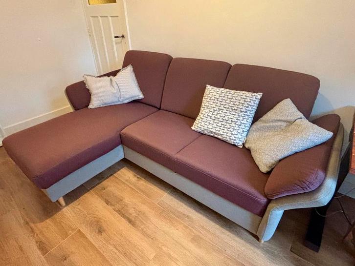 Corner sofa-bed, great quality!, Huis en Inrichting, Banken | Complete zithoeken, Gebruikt, Overige materialen, Ophalen