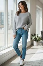 Trui met parels - One Size (XS-XL), Davi-mode.nl, Wit, Nieuw, Ophalen of Verzenden