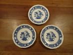 Mason's Ironstone Manchu schotel bord blauw wit 3x, Huis en Inrichting, Keuken | Servies, Ophalen of Verzenden, Porselein, Overige stijlen