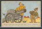 Humor Comic 1930 Militair Rob Vel Ansichtkaart f-26a jdu, Verzamelen, Ophalen of Verzenden, 1920 tot 1940, Ongelopen, Overige thema's