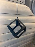 Hanglamp kubus zwart, Ophalen, Zo goed als nieuw, Metaal, Minder dan 50 cm
