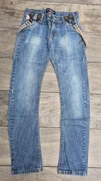 Blauwe Cars jeans met decoratieve bretels, maat 13 (158), Kleding | Heren, Cars Jeans, Blauw, W32 (confectie 46) of kleiner, Ophalen of Verzenden