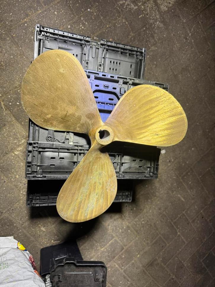 ALCO Bronzen Scheepsschroef 18x21 - Topstaat!, Watersport en Boten, Bootonderdelen, Zo goed als nieuw, Motor en Techniek, Zeilboot of Motorboot