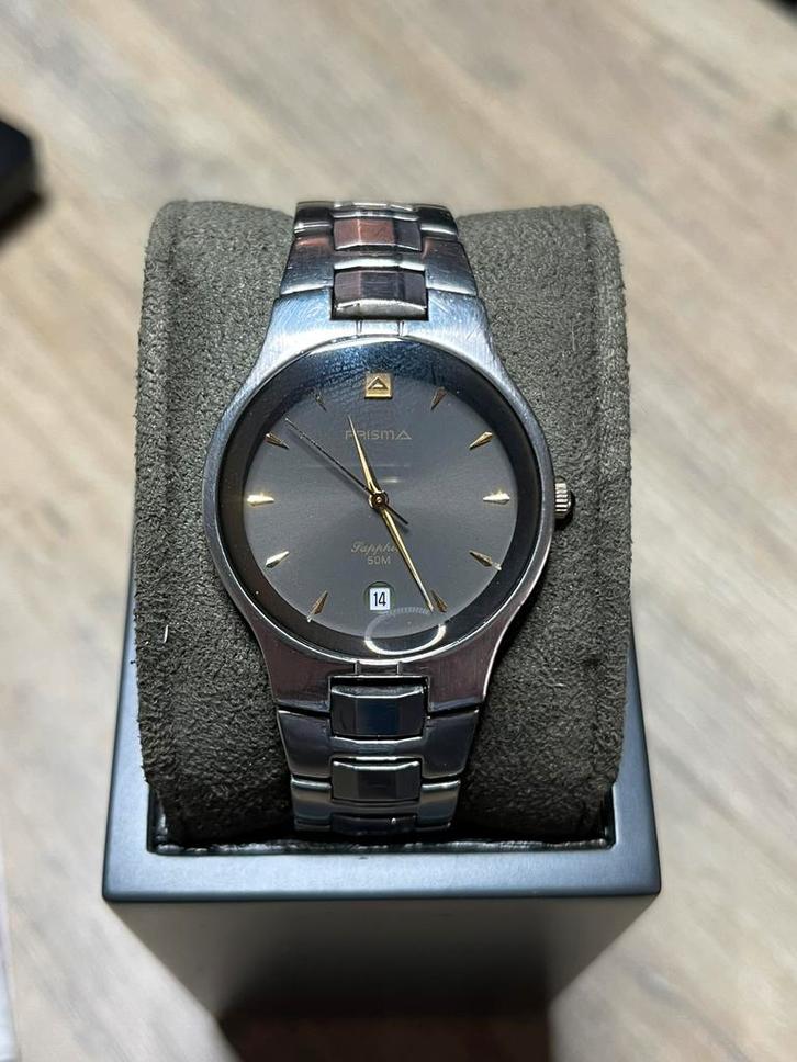 Prisma heren horloge, Sieraden, Tassen en Uiterlijk, Overige Accessoires, Zo goed als nieuw, Ophalen of Verzenden