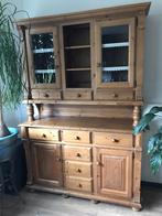 Buffetkast met vitrinegedeelte, Huis en Inrichting, Kasten | Buffetkasten, Ophalen, Gebruikt, 100 tot 150 cm, Nostalgisch