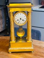 Bronzen kolommen klok, Antiek en Kunst, Ophalen of Verzenden