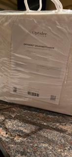 Optidee Hoeslaken 200x200 cm - Nieuw!, Ophalen of Verzenden, Wit, Hoeslaken of Sloop, Nieuw