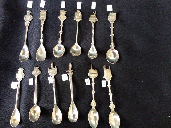 Theelepeltjes💥Nederland Plaatsen, Antiek en Kunst, Antiek | Bestek, Ophalen of Verzenden