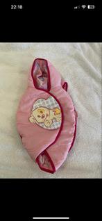 Poppen Draagzak - Roze, Kinderen en Baby's, Ophalen of Verzenden, Zo goed als nieuw, Babypop