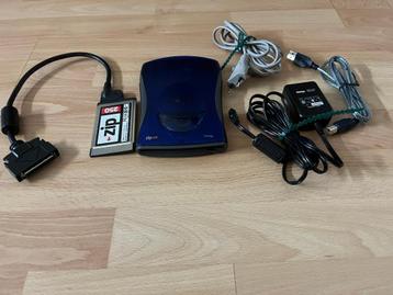 Iomega zip 250 mobiele zipdrive en disk adapter, usb, PCMCIA beschikbaar voor biedingen