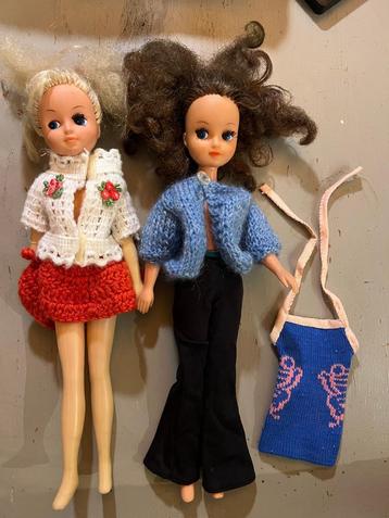 Vintage retro barbiepop barbies Fleur pop gebreide kleding beschikbaar voor biedingen