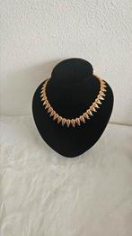 Vergulde gouden  vintageketting, Verzenden, Zo goed als nieuw, Goud, Overige materialen