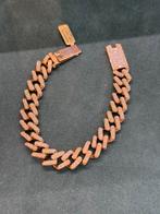 18KT Goud - 73.6 Gram - Diamanten Armband - CUBAN, Ophalen, Nieuw, Goud, Goud