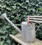 Brocante oud zinken gieter ribbel motief, Antiek en Kunst, Curiosa en Brocante, Verzenden