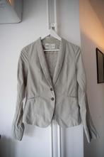Grijze blazer travelstof Penn & Ink maat 40 (valt kleiner), Maat 38/40 (M), Penn & Ink, Verzenden, Zo goed als nieuw