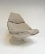 Crème Artifort F510 fauteuil van Geoffrey Harcourt, 1970's, Huis en Inrichting, Stof, Gebruikt, Design, 75 tot 100 cm