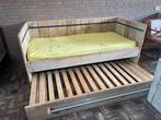 Steigerhouten Bed met Uitschuifbed, Ophalen, 90 cm, Steigerhout, 200 cm