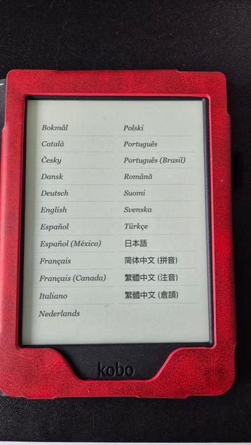 Kobo Nia Ereader + Luxe Hoes - Zeer Goede Staat! beschikbaar voor biedingen