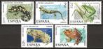 Spanje - Mi. 2164-2168** salamander vuursalamander kikker [1, Verzenden, Postfris, Dier of Natuur