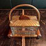 Art Deco Bonbonnière Frans Belgisch, Antiek en Kunst, Antiek | Glas en Kristal, Ophalen of Verzenden
