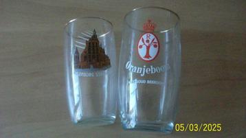 2 bierglazen beschikbaar voor biedingen