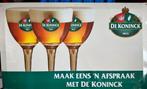 Reclamebord De Koninck 1833, Ophalen of Verzenden, Gebruikt, Reclamebord