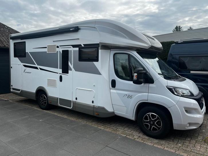 Mobilvetta Krosser P86 fiat 160 pk aut 8000 km bj 2022, Caravans en Kamperen, Campers, Bedrijf, tot en met 4, Half-integraal, Fiat