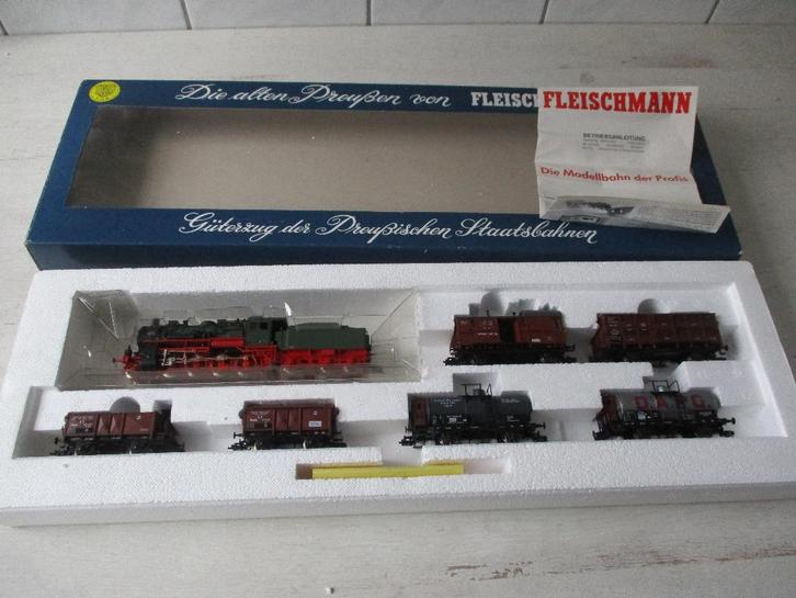Fleischmann Set Die alten Preussen no 4884, Hobby en Vrije tijd, Modeltreinen | H0, Zo goed als nieuw, Treinset, Gelijkstroom