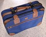 Vintage koffer, blauw, Overige materialen, Gebruikt, 35 tot 45 cm, Wieltjes