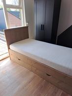 Steigerhout bed met 4 laden, Huis en Inrichting, Slaapkamer | Bedden, 90 cm, Gebruikt, Ophalen of Verzenden, Eenpersoons