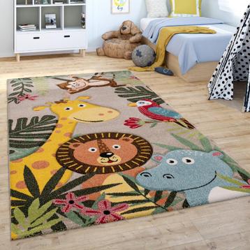 ❤️️️️ Trendy Vloerkleed Jungle Dieren Beige 160X230 CM