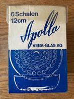 6x Vintage glazen schaaltjes Apollo Veba-Glas AG (nieuw), Ophalen of Verzenden