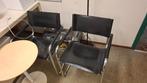 Marcel Breuer Cesca stoelen - set van 2, Huis en Inrichting, Stoelen, Ophalen, Gebruikt, Zwart, Leer