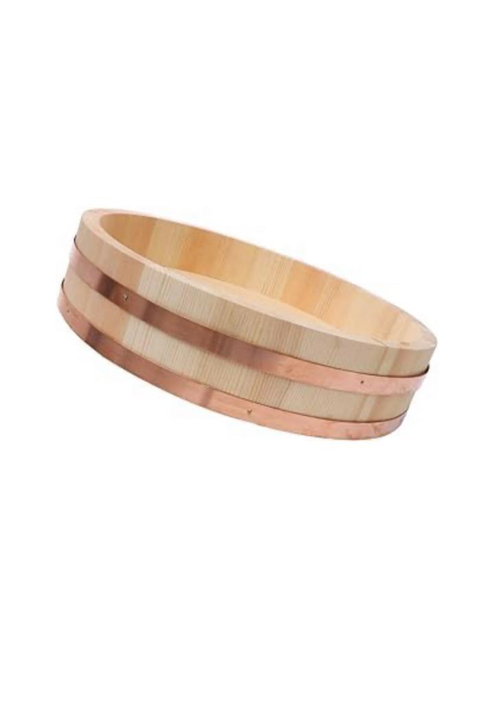Houten Keukenemmer met Koperen Banden HANGIRI 72cm, Huis en Inrichting, Keuken | Keukenbenodigdheden, Nieuw, Ophalen of Verzenden