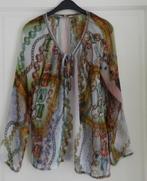 Plus Value blouse/tuniek met kettingprint, maat M/L, Verzenden, Zo goed als nieuw, Maat 42/44 (L)