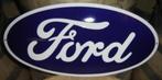 Ford logo emaillen bord mancave garage decoratie USA borden, Reclamebord, Ophalen of Verzenden, Zo goed als nieuw