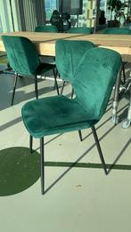 12 groene eetkamerstoelen stoelen velvet, Ophalen of Verzenden, Zo goed als nieuw, Overige kleuren, Vijf, Zes of meer stoelen
