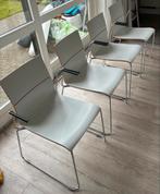 4 witte design stoelen - vergader-/eetkamerstoelen Drisag, Huis en Inrichting, Stoelen, Wit, Design, Ophalen of Verzenden, Zo goed als nieuw