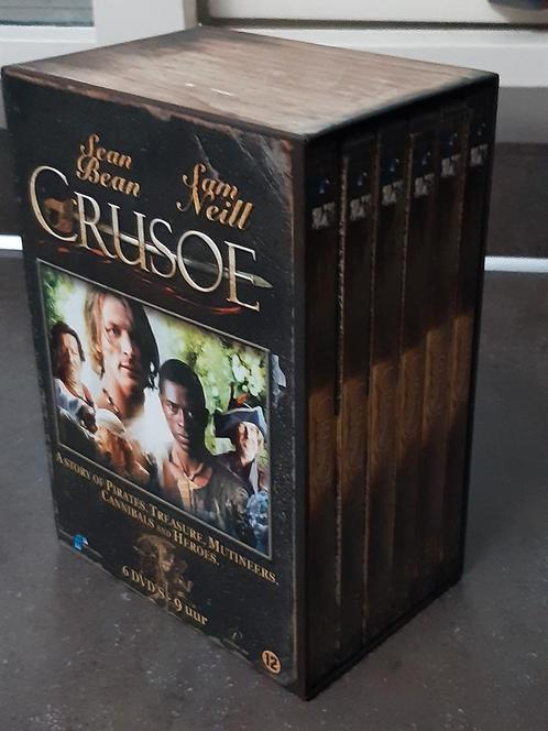 Crusoe 6 dvd box/complete serie nieuwstaat Sean Bean, Cd's en Dvd's, Dvd's | Tv en Series, Zo goed als nieuw, Alle leeftijden