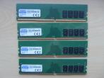 4x HP 4GB PC4-17000 DDR4-2133MHz non-ECC Unbuffered CL15, Computers en Software, DDR4, Ophalen of Verzenden, Zo goed als nieuw