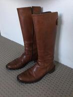 Laarzen cognac 38 met ritsen, Ophalen of Verzenden, Gedragen, Bruin, Hoge laarzen